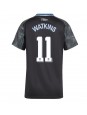 Billige Aston Villa Ollie Watkins #11 Bortedrakt Dame 2025-26 Kortermet